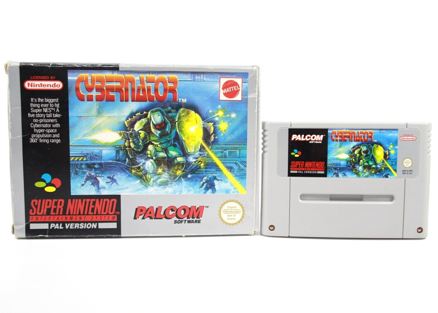 Cybernator - Super Nintendo (SNES) [PAL] - WITH WARRANTY