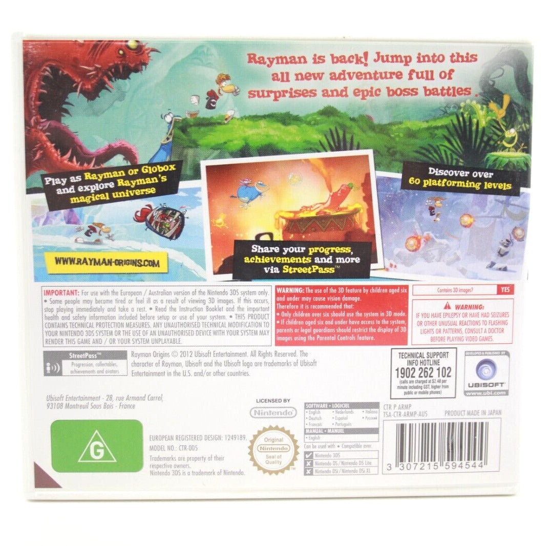 Rayman Origins - Nintendo 3DS [PAL] - WITH WARRANTY