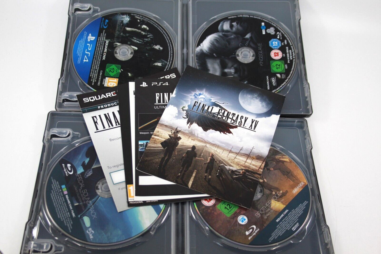 Final Fantasy XV Ultimate Collection SteelBooks Movies & Game (PS4) [PAL]