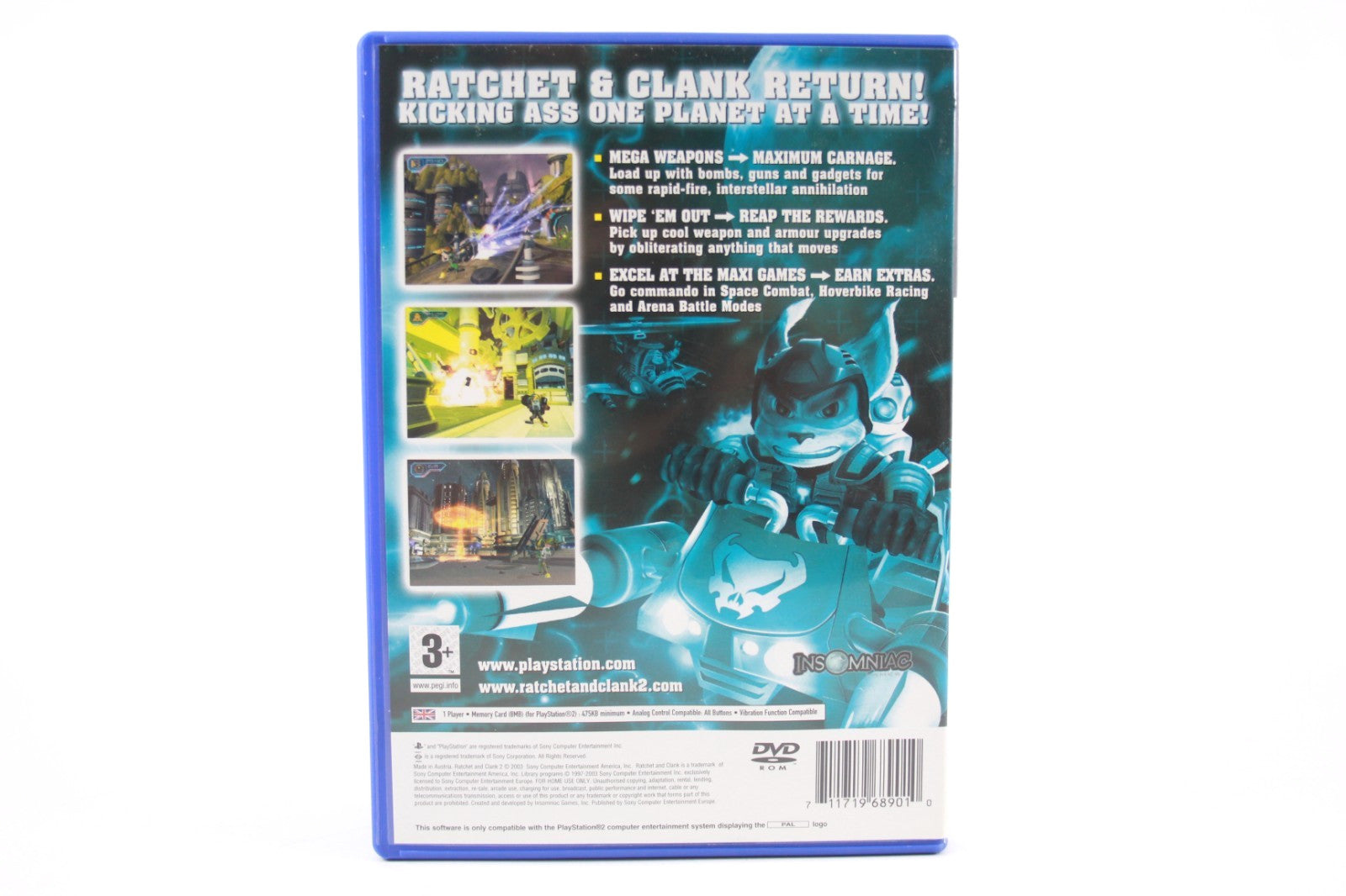 Ratchet & Clank 2: Locked and Loaded - PlayStation 2 (PS2) [PAL] - WITH WARRANTY