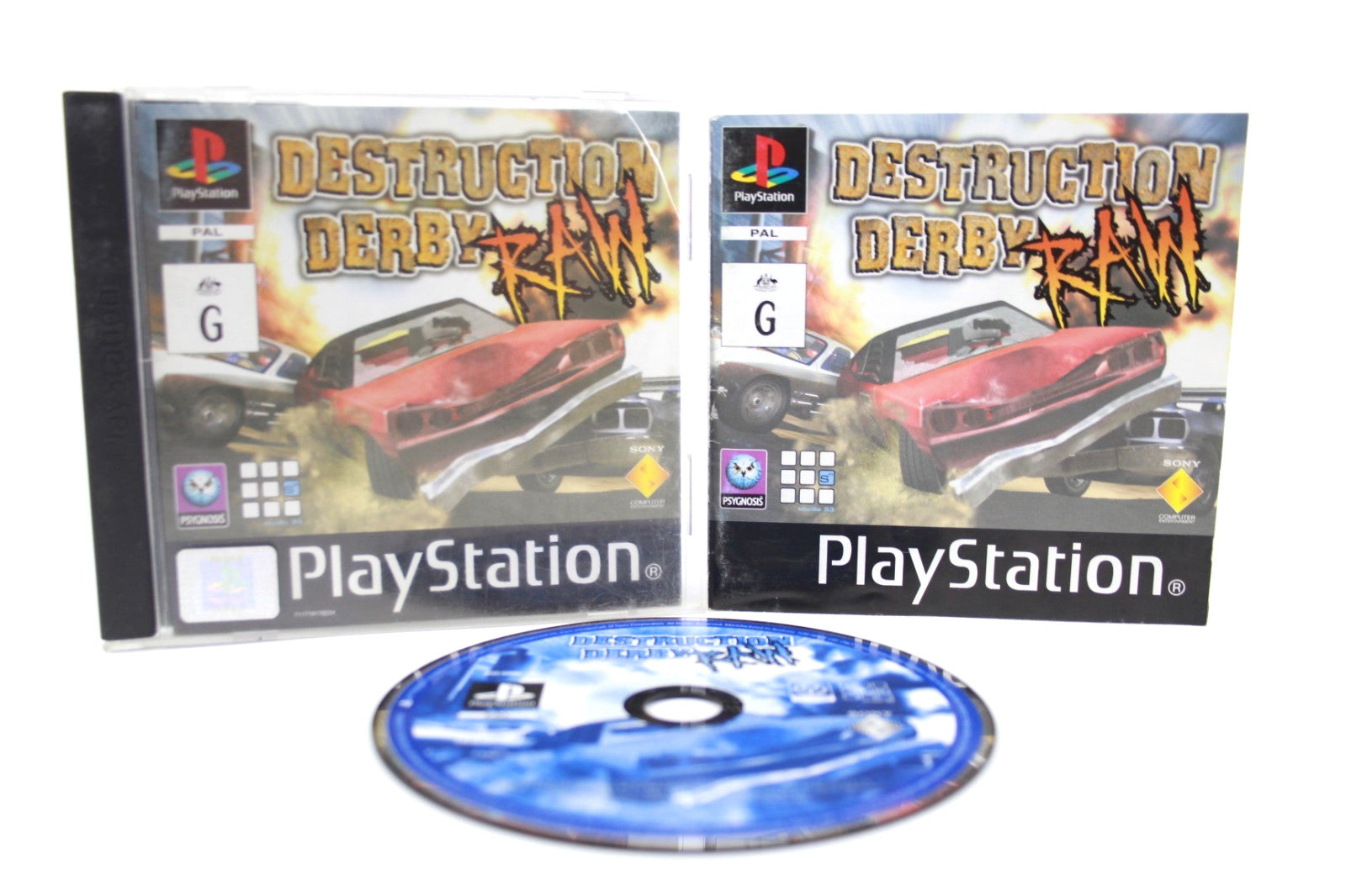 Destruction Derby Raw - PlayStation 1 (PS1) [PAL] - WITH WARRANTY