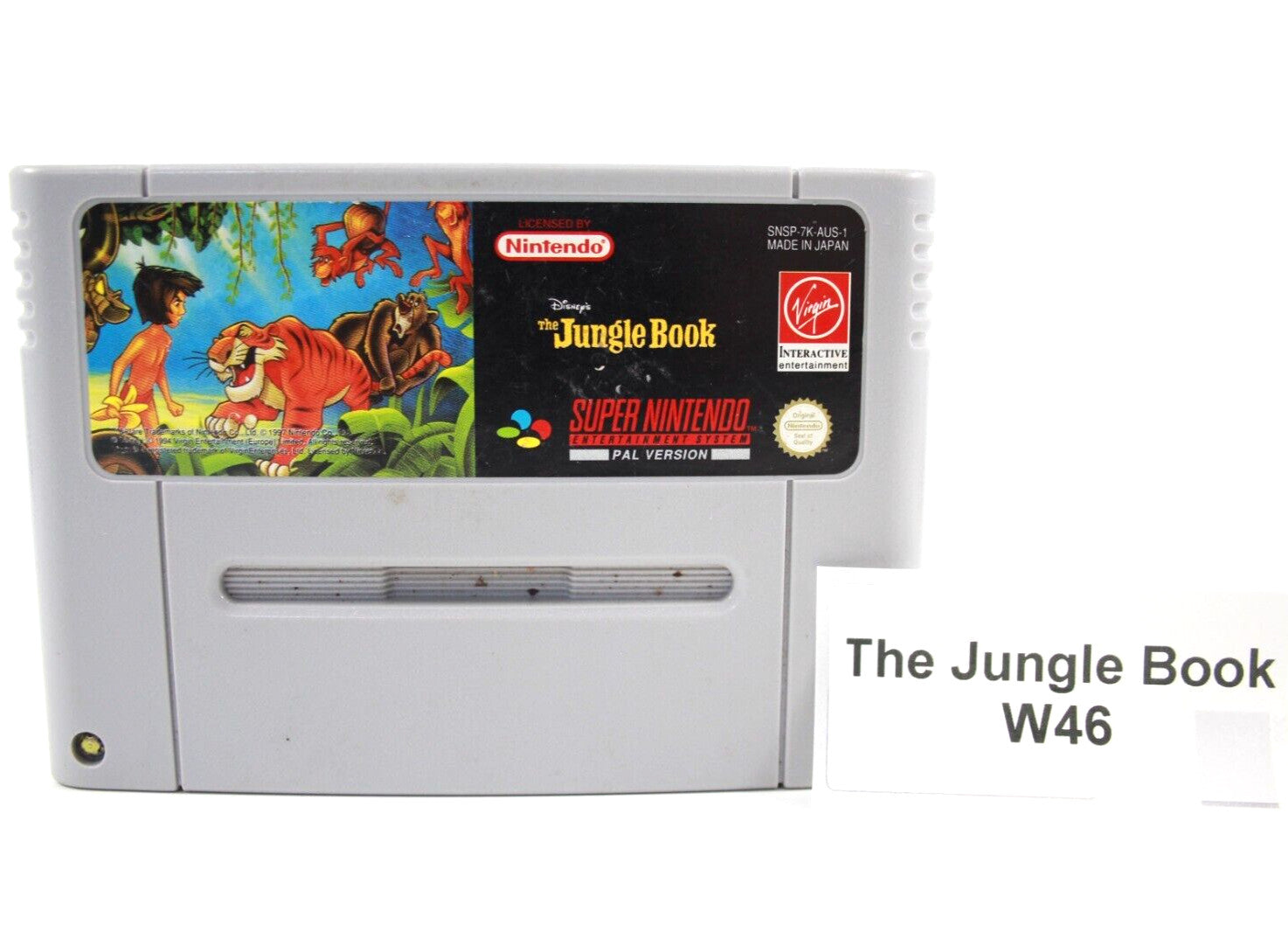 Disney's The Jungle Book [CART ONLY] - Super Nintendo (SNES) [PAL] WITH WARRANTY