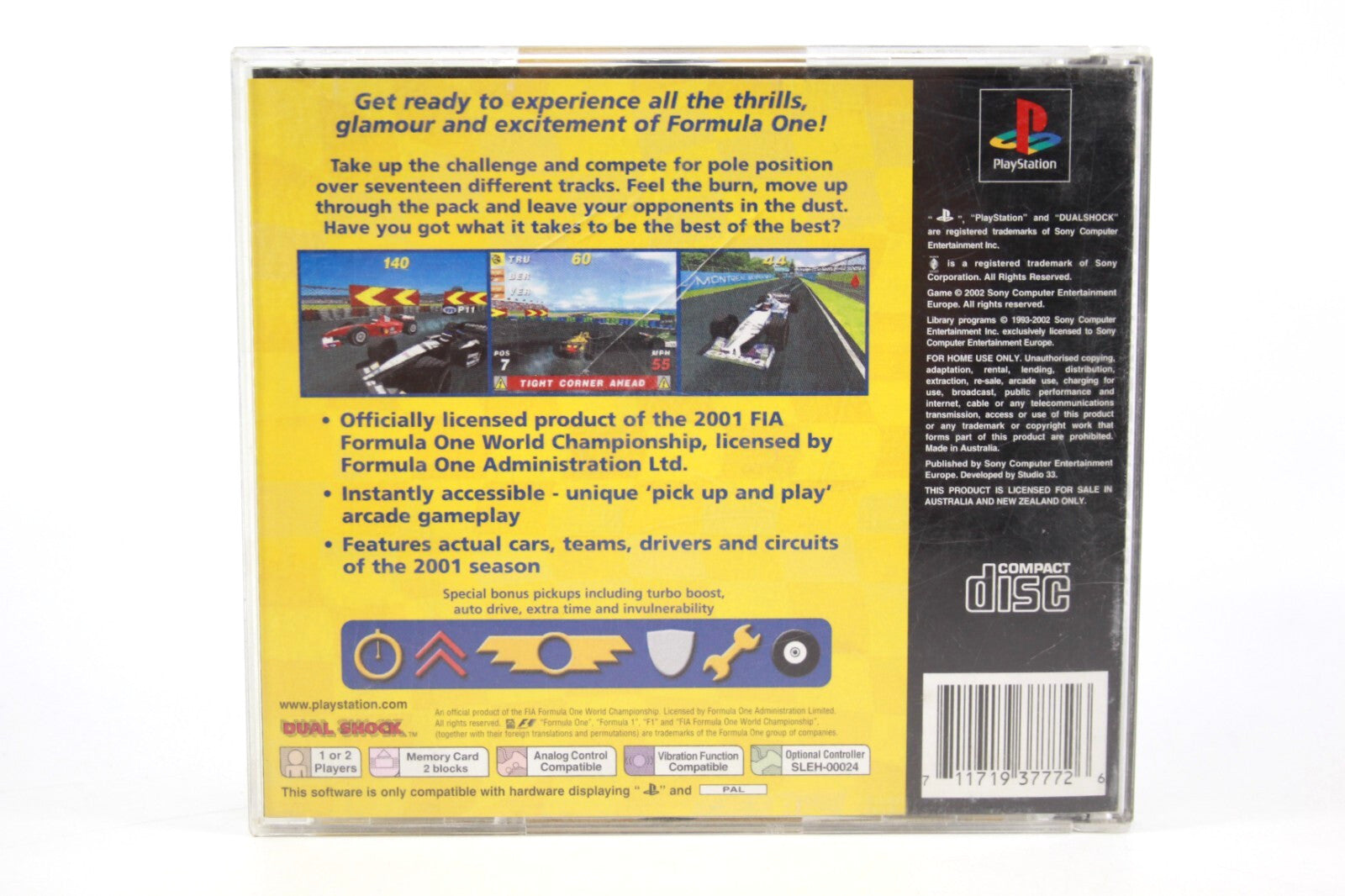 Formula One Arcade - PlayStation 1 (PS1) [PAL] - WITH WARRANTY