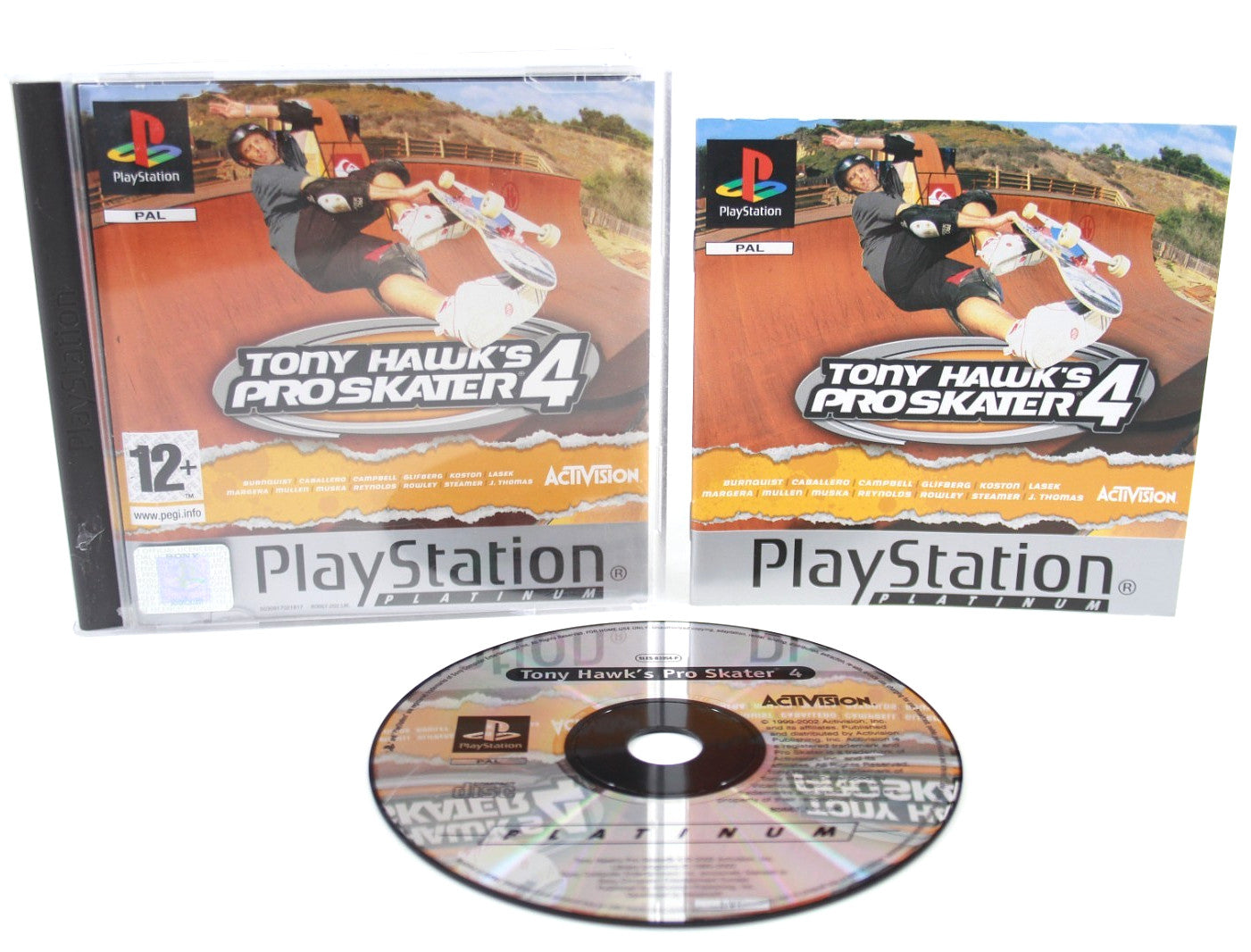 Tony Hawk's Pro Skater 4 [Platinum] - PlayStation (PS1) [PAL] - WITH WARRANTY