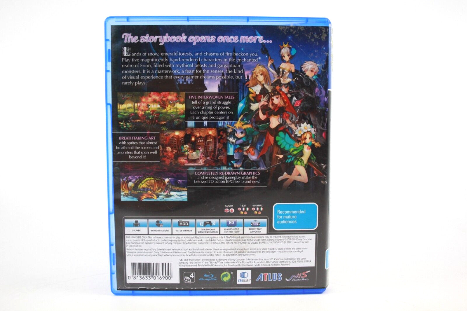 Odin Sphere Leifthrasir - PlayStation 4 (PS4) [PAL] - WITH WARRANTY