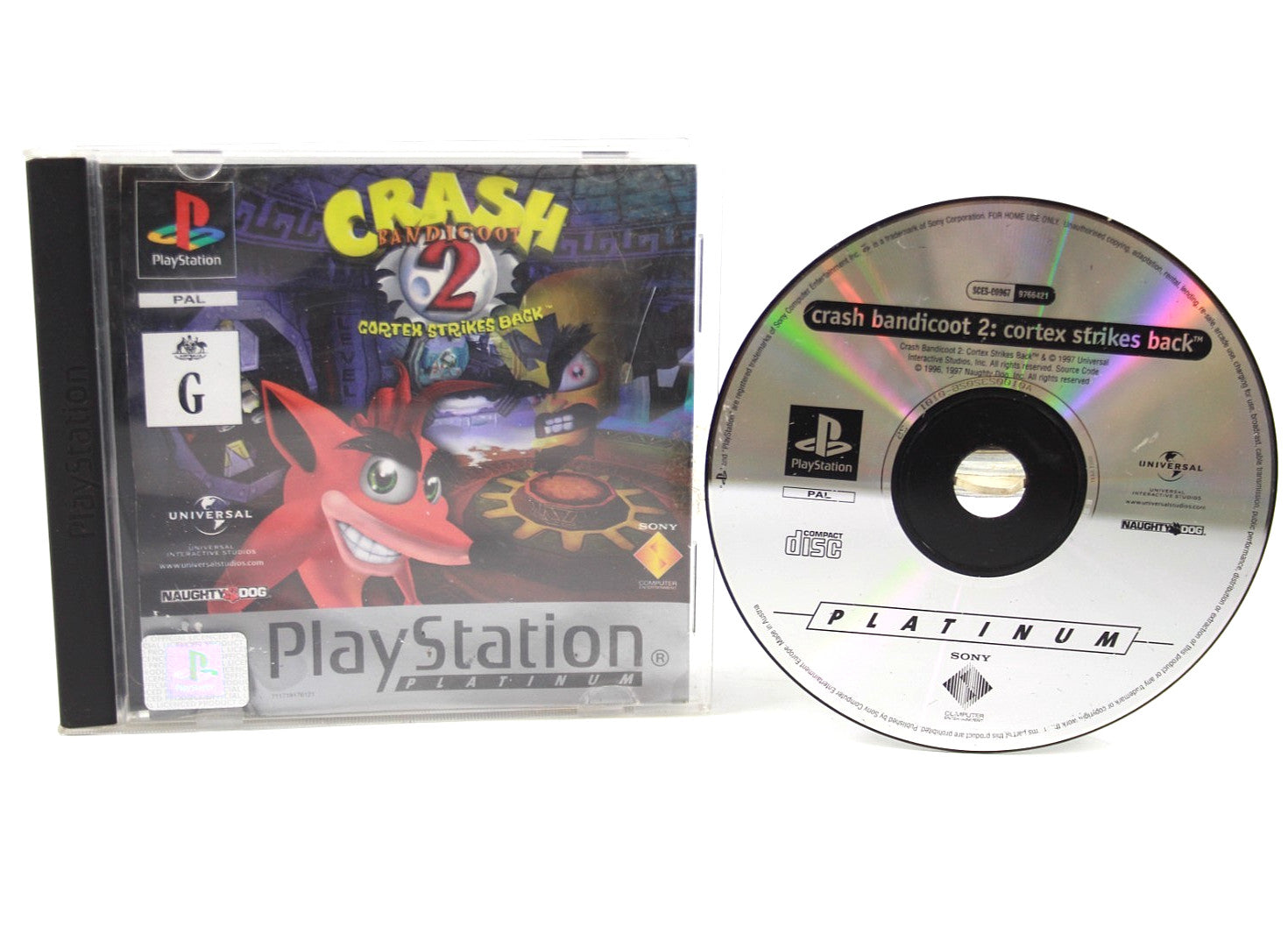 Crash Bandicoot 2 Cortex Strikes Back - PlayStation (PS1) [PAL] - WITH WARRANTY