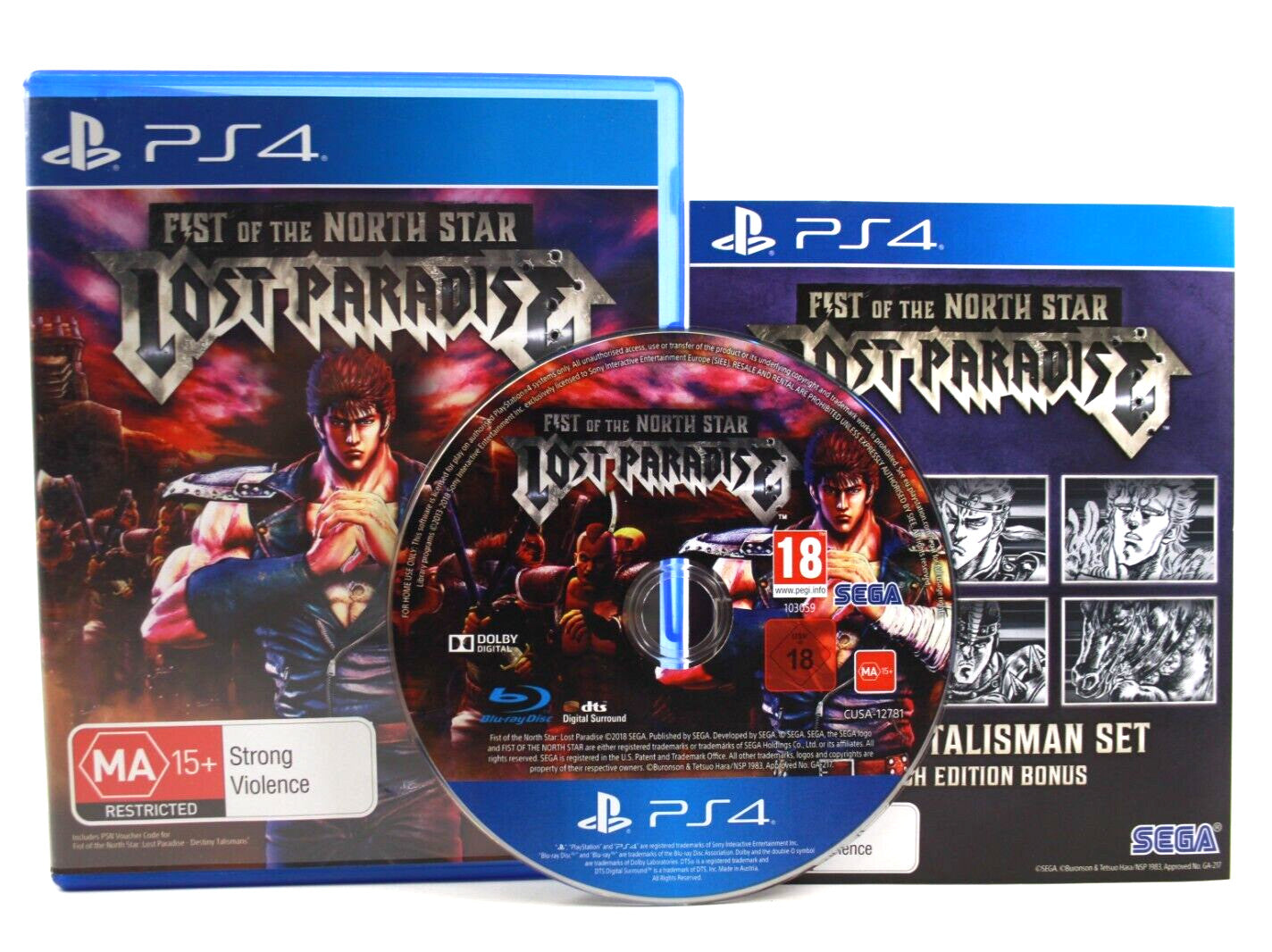 Fist of the North Star: Lost Paradise - PlayStation 4 (PS4) [PAL] WITH WARRANTY