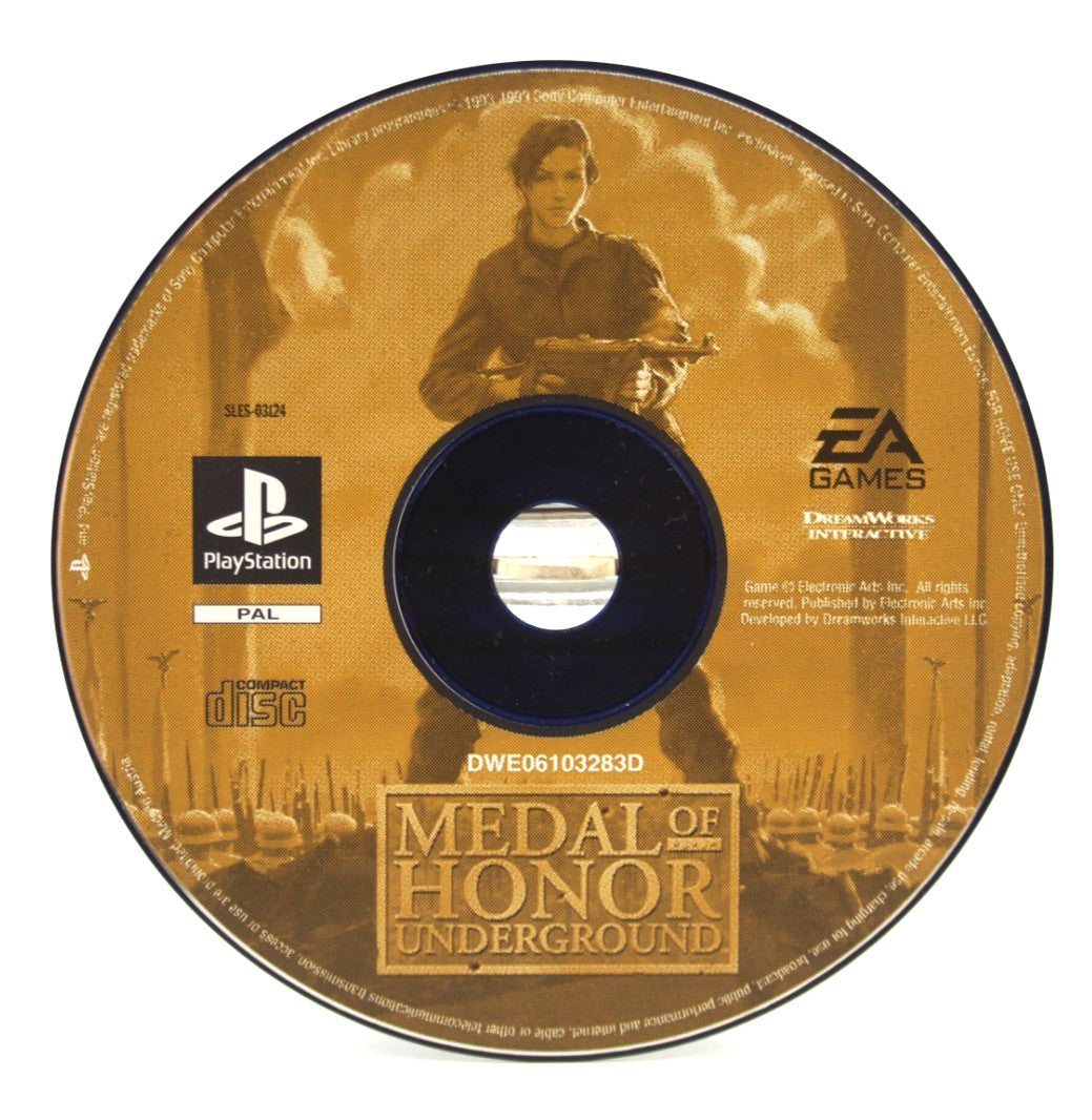 Medal Of Honor Underground [DISC ONLY] - PlayStation (PS1) [PAL] WITH WARRANTY