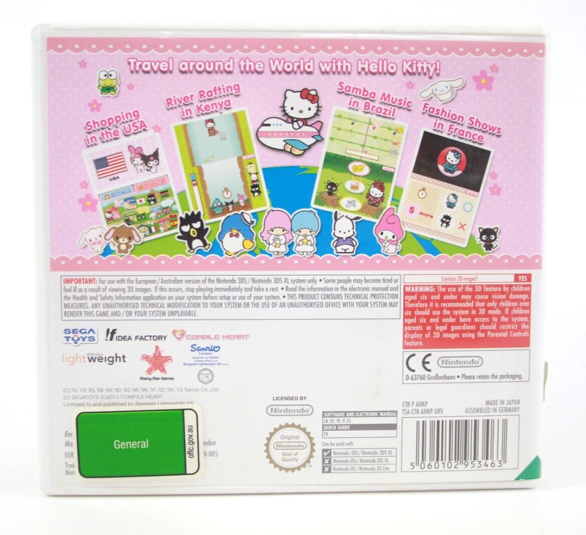 Around The World With Hello Kitty & Friends - Nintendo 3DS [PAL] - WITH WARRANTY