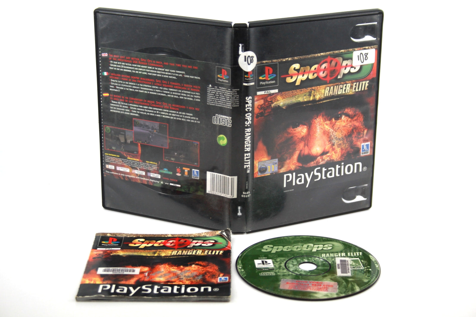 Spec Ops: Ranger Elite (PS1) [PAL] - WITH WARRANTY