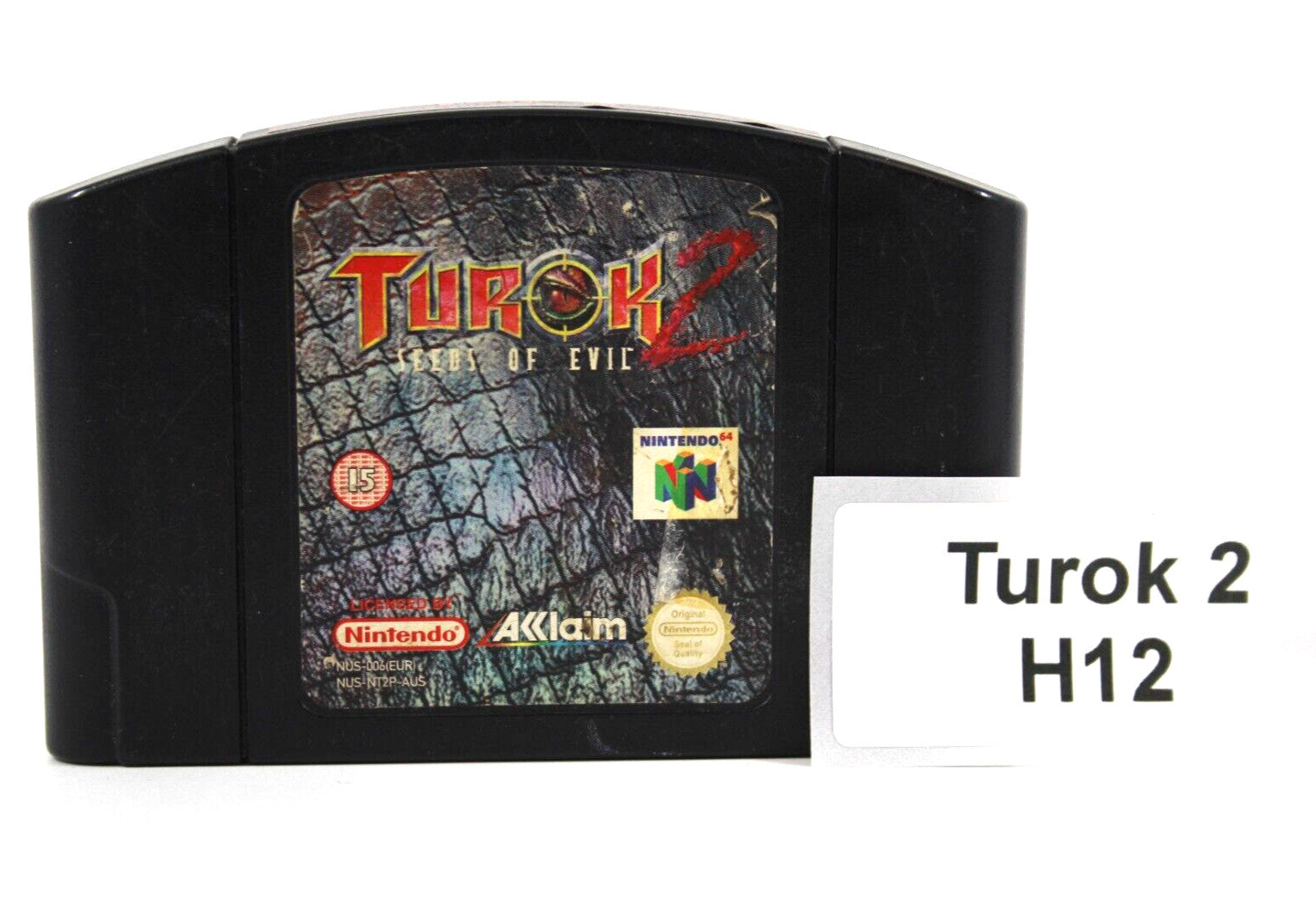 Turok 2: Seeds of Evil [CART ONLY] - Nintendo 64 (N64) [PAL] - WITH WARRANTY