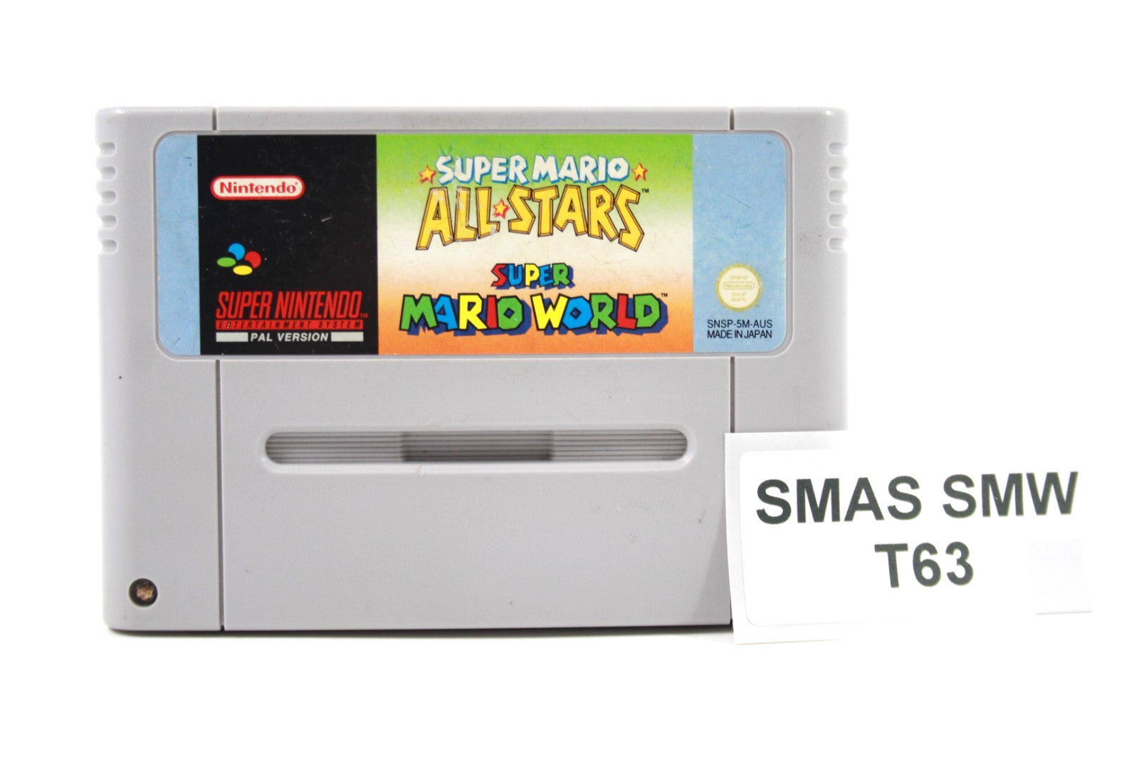 Super Mario All Stars + Super Mario World [CART ONLY] - Super Nintendo SNES PAL