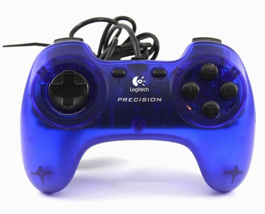 Logitech Precision [G-UG15] USB Gamepad Controller for PC (Blue)