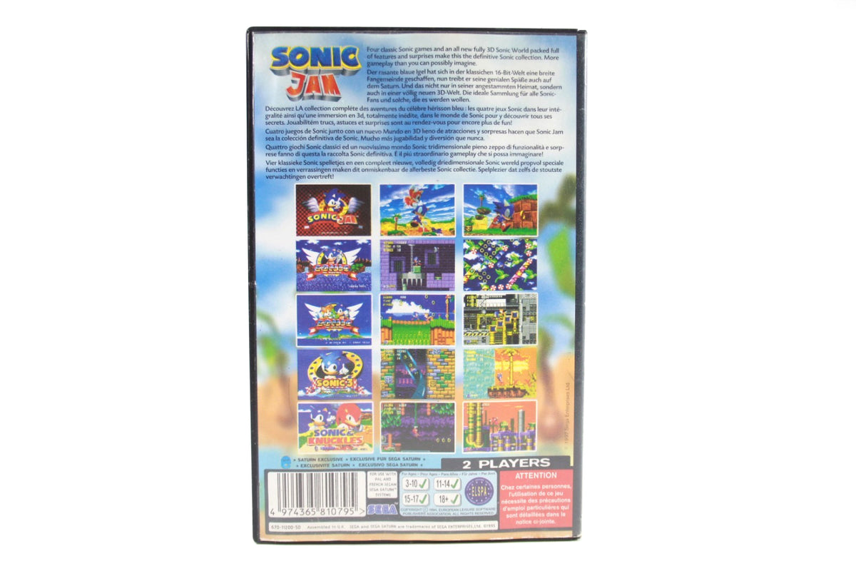 Sonic Jam - SEGA Saturn [PAL] - WITH WARRANTY