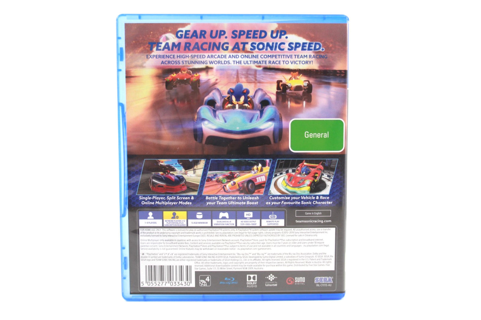 Team Sonic Racing - PlayStation 4 (PS4) [PAL] - WITH WARRANTY