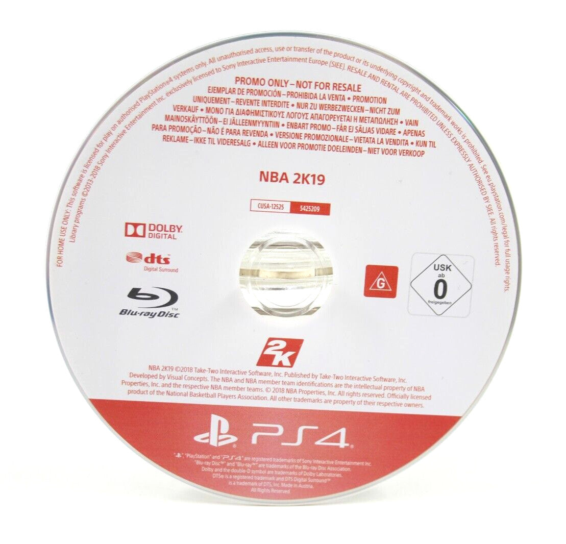 NBA 2K19 [PROMO DISC] - PlayStation 4 (PS4) [PAL] - WITH WARRANTY