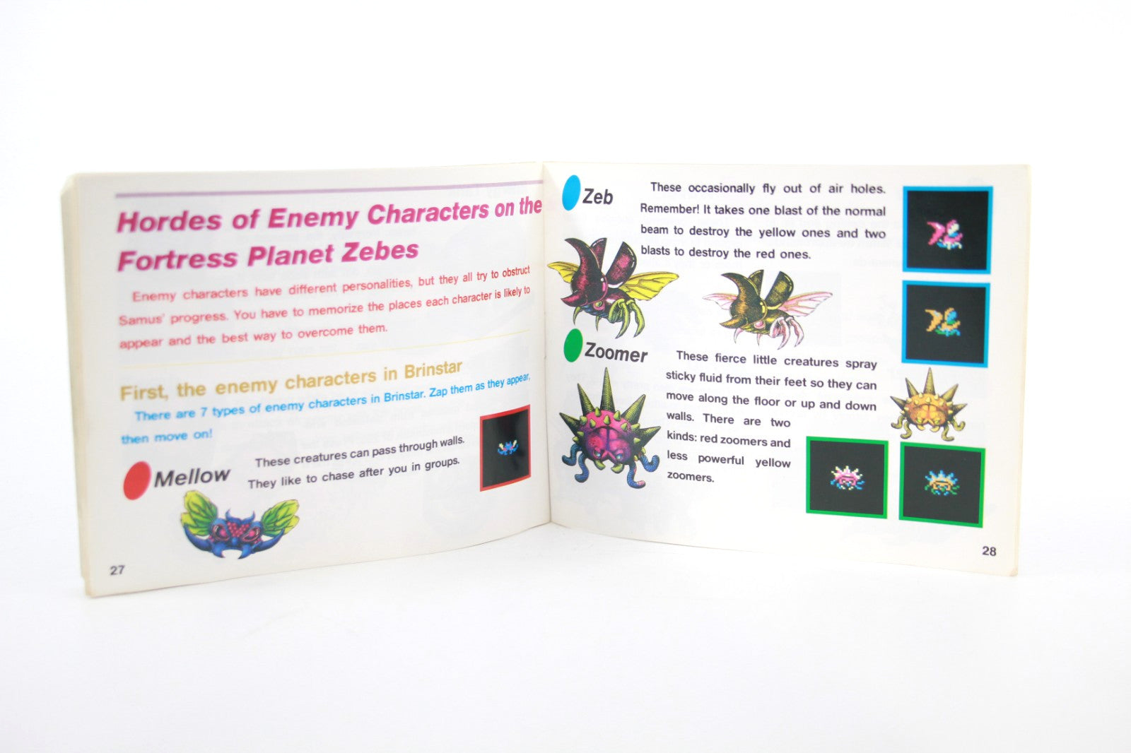 METROID - Nintendo Entertainment System (NES) [INSTRUCTION BOOKLET]