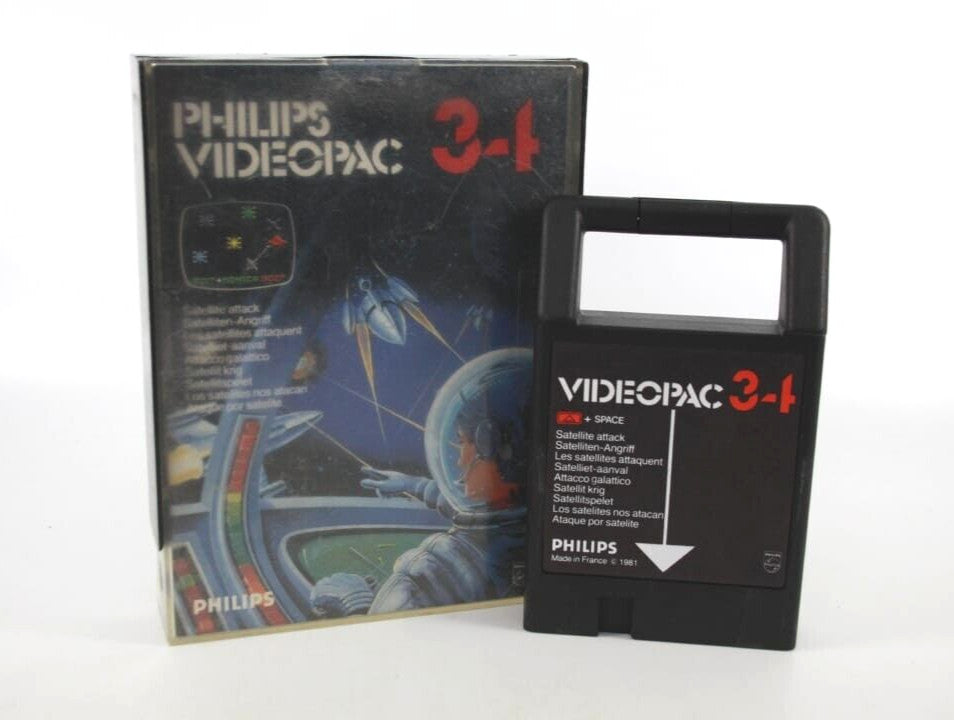 Satellite Attack - Philips VideoPac 34 - WITH WARRANTY