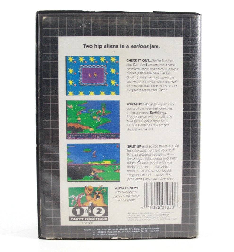Toe Jam & Earl - SEGA Genesis [NTSC-U] - WITH WARRANTY