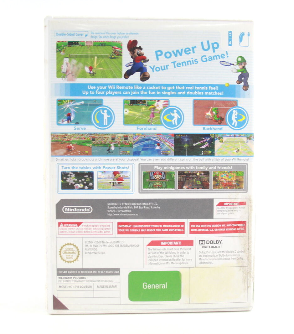 Mario Power Tennis (Wii) [PAL] - WITH WARRANTY