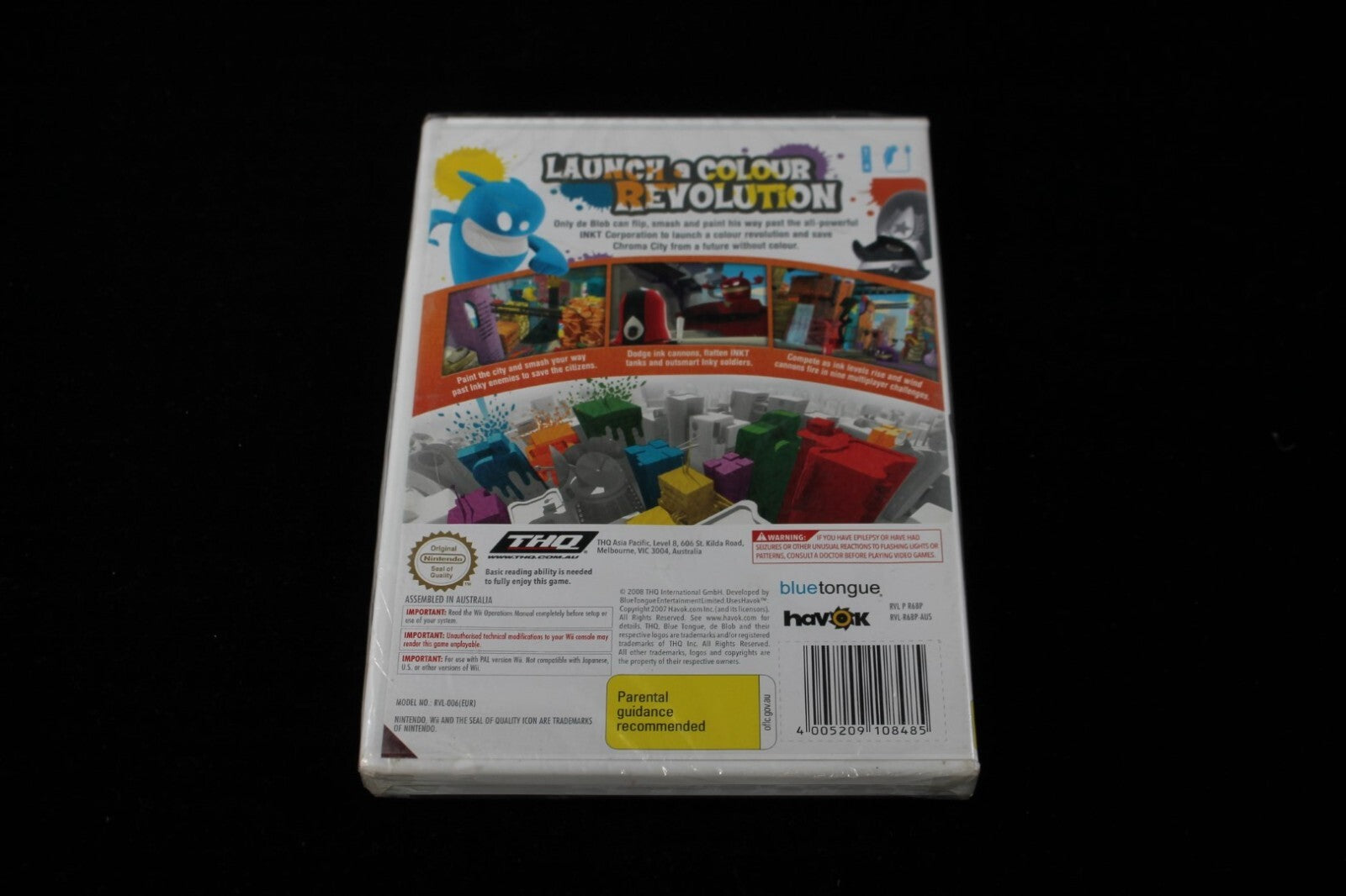 De Blob - NEW & SEALED (Wii) [PAL] - WITH WARRANTY