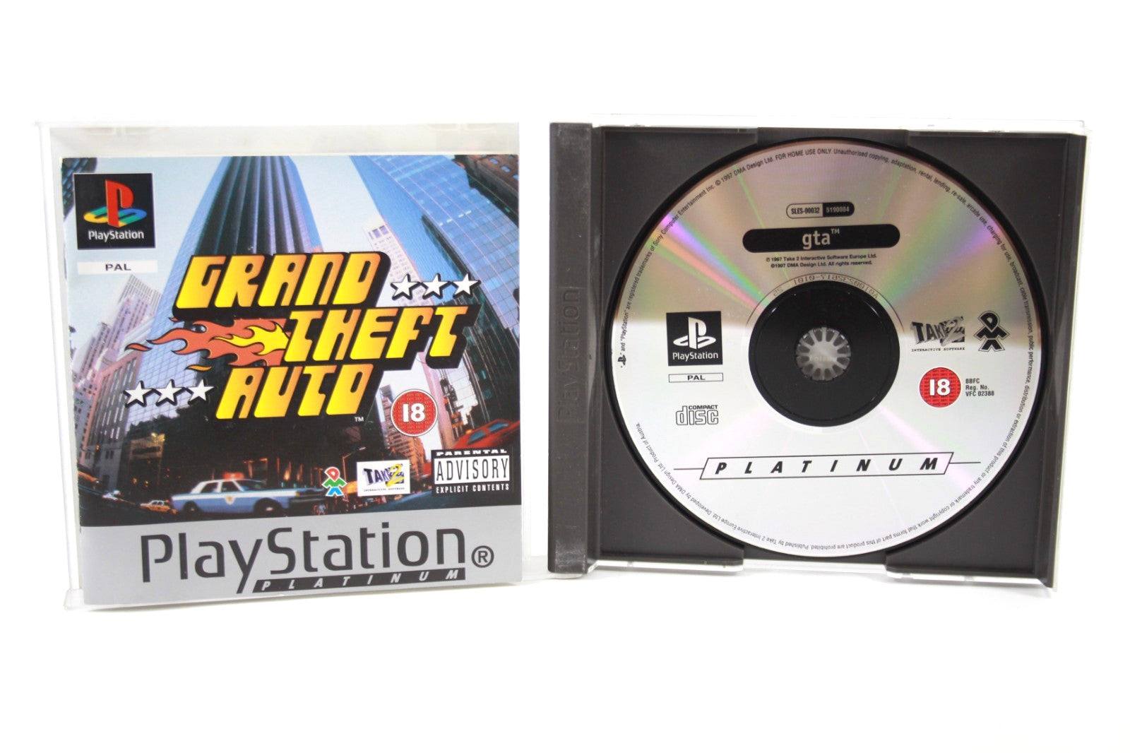 Grand Theft Auto [Platinum] - PlayStation (PS1) [PAL] - WITH WARRANTY