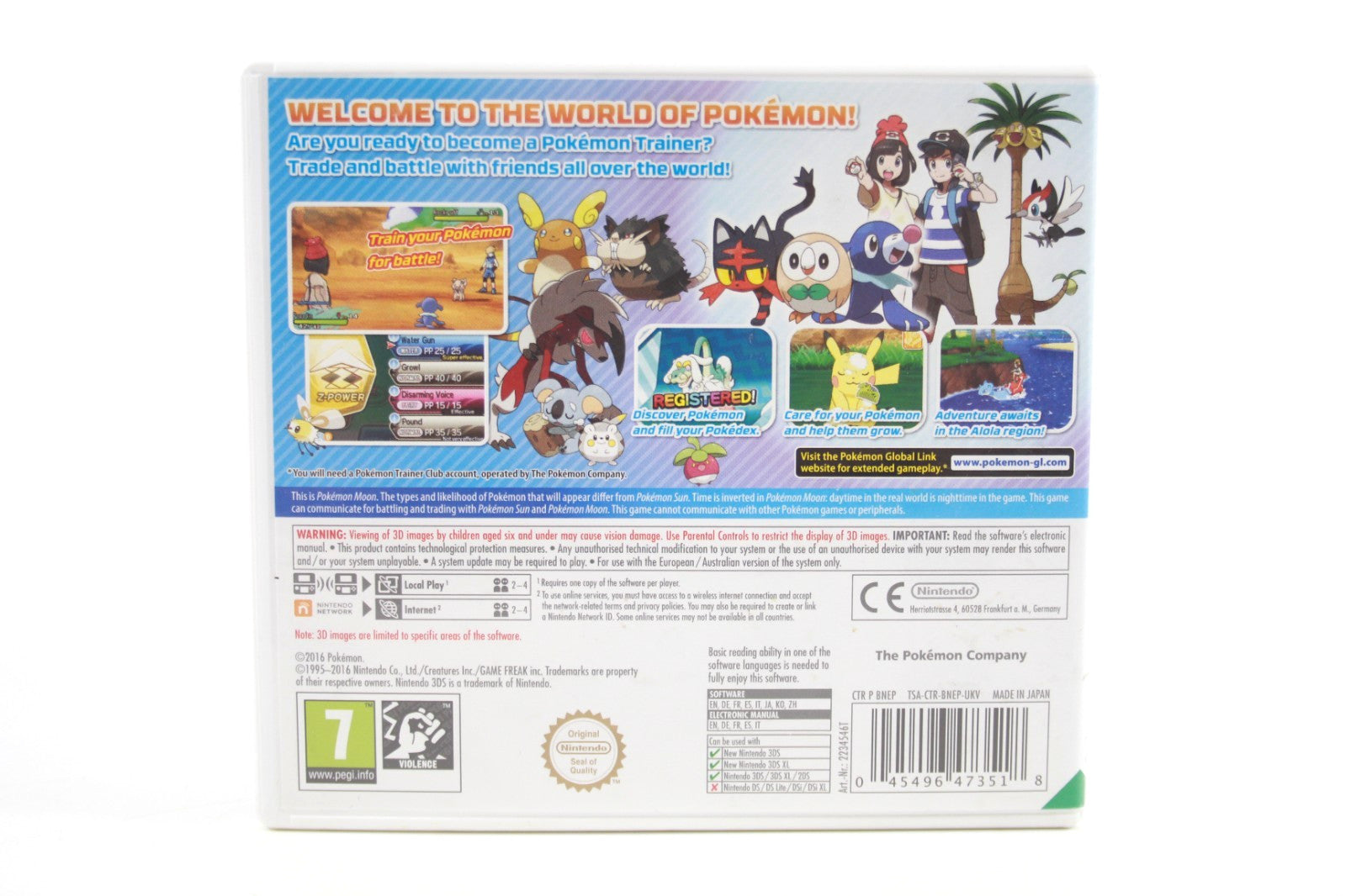 Pokémon Moon - Nintendo 3DS [PAL] - WITH WARRANTY