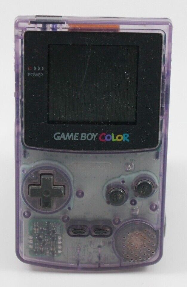 Genuine Official Nintendo Game Boy Color Console [Atomic Purple] TESTED WORKING