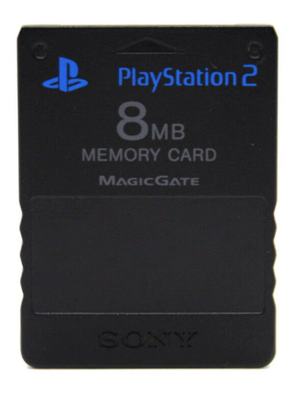 Genuine, Official Memory Card For Sony PS2 (Black, 8MB) - WITH WARRANTY