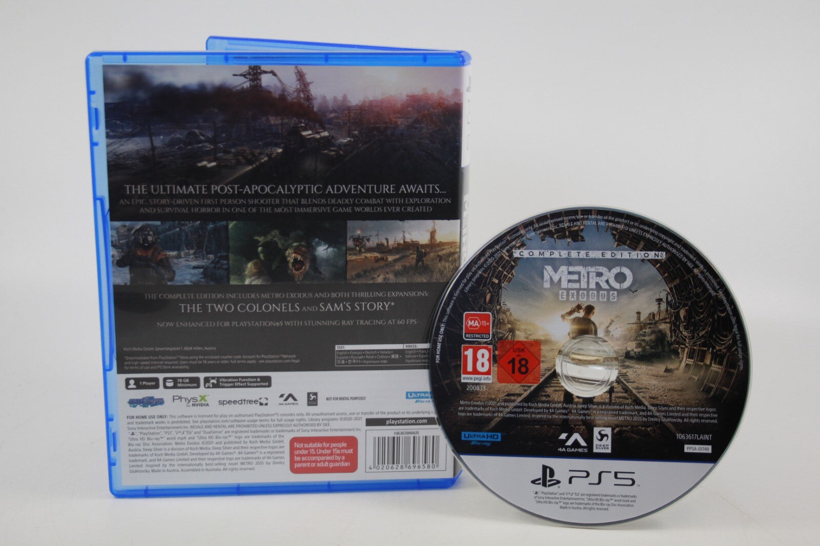 Metro Exodus: Complete Edition - PlayStation 5 (PS5) [PAL] - WITH WARRANTY