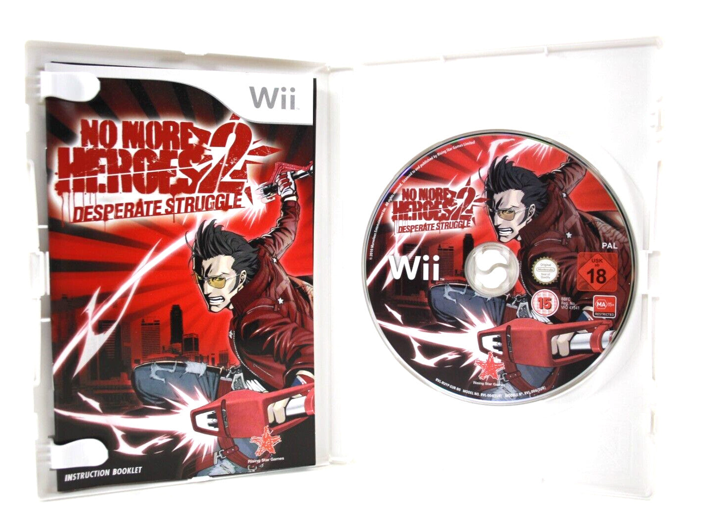 No More Heroes 2: Desperate Struggle - Nintendo Wii [PAL] - WITH WARRANTY