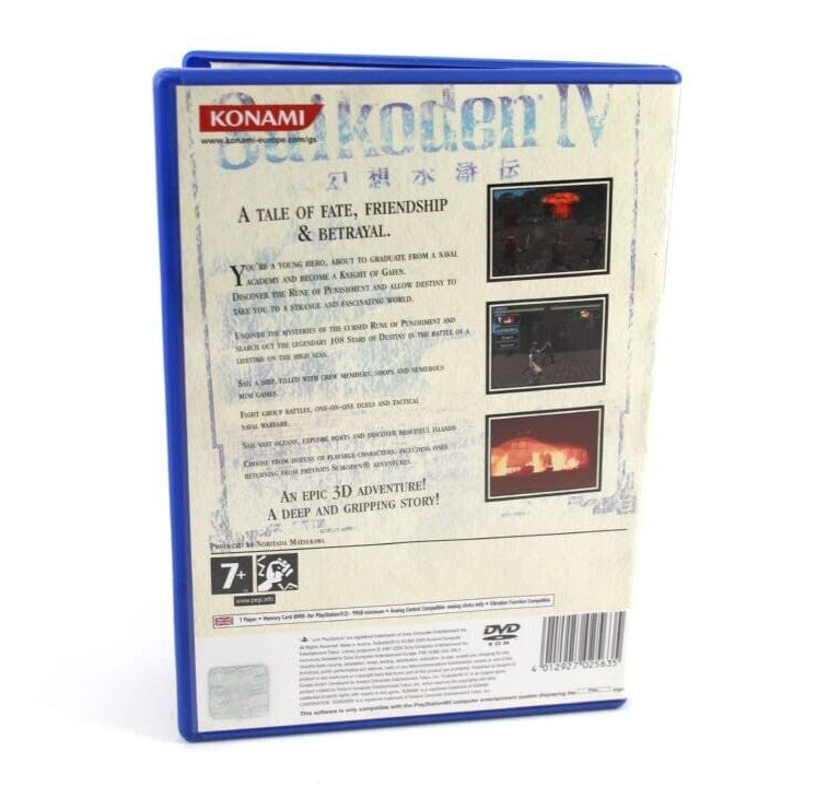 Suikoden IV 4 - Sony PlayStation 2 (PS2) [PAL] **CASE/MANUAL ONLY**