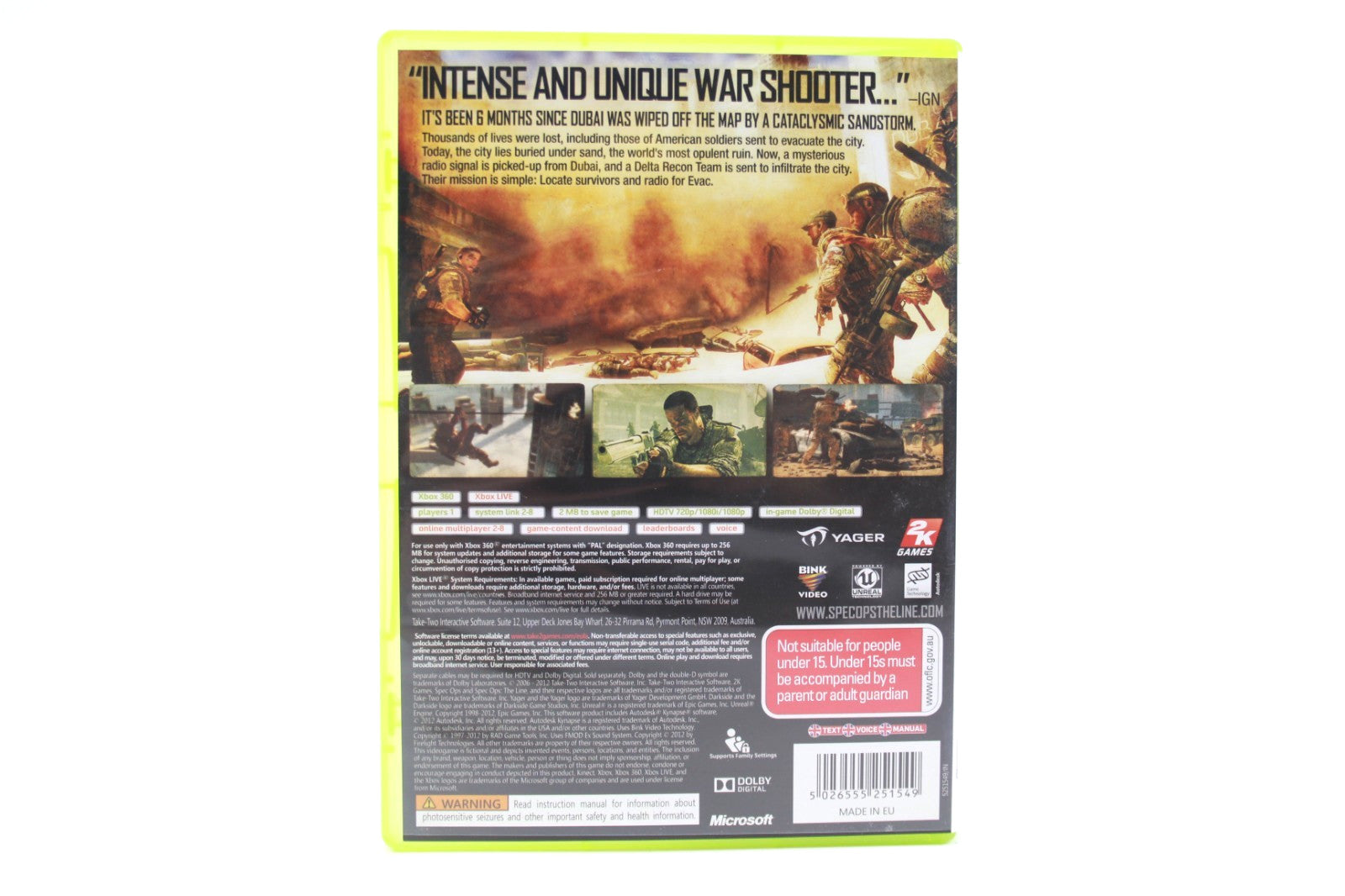 Spec Ops: The Line - Xbox 360 [PAL] - WITH WARRANTY