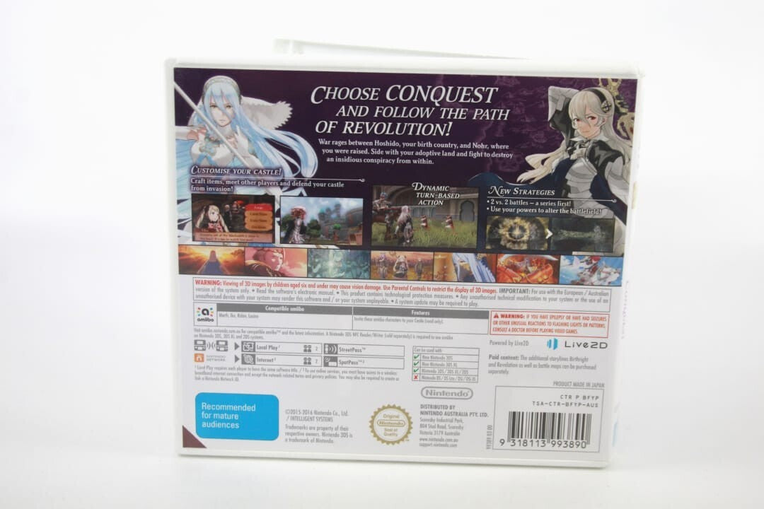 Fire Emblem Fates Conquest  - Nintendo 3DS **CASE ONLY** [PAL]