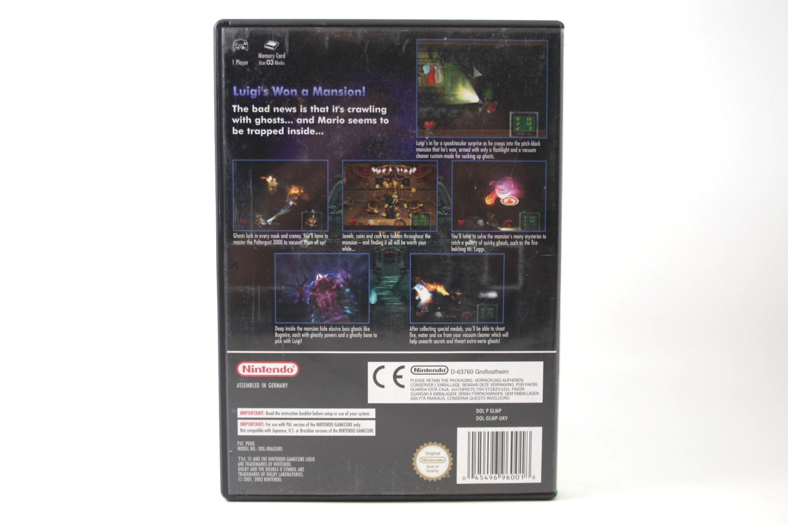 Luigi's Mansion - Nintendo GameCube [PAL] - WITH WARRANTY