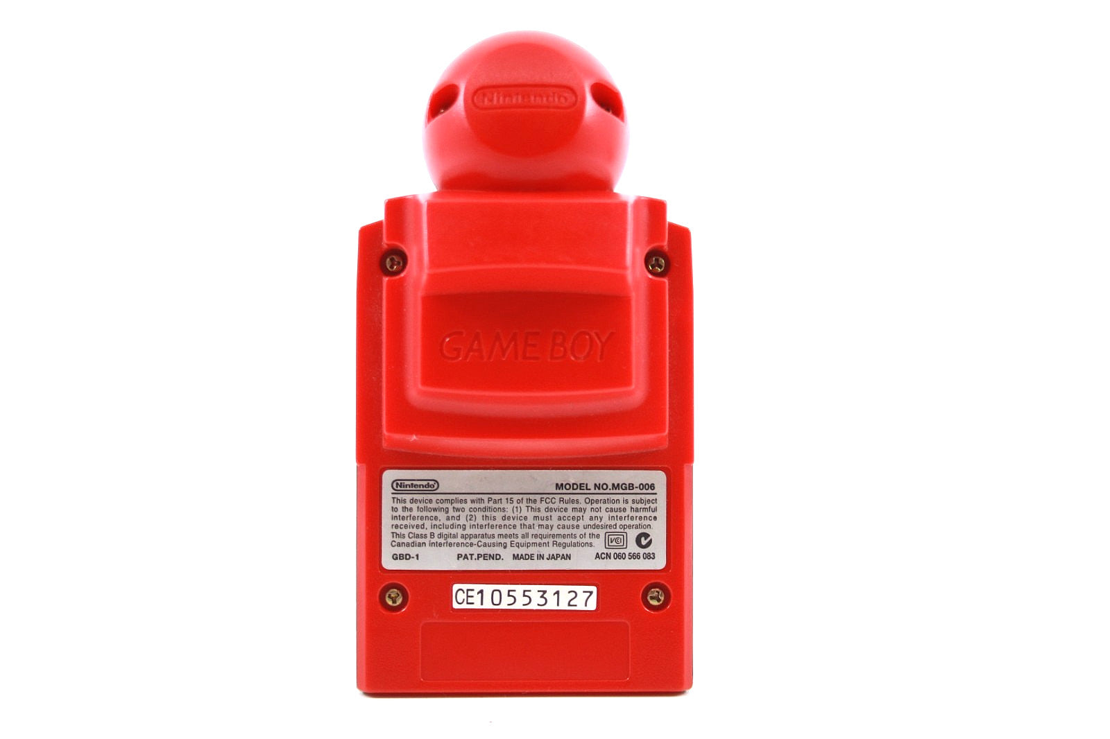 Genuine, Official Nintendo Game Boy Camera (Red) [MGB-006]