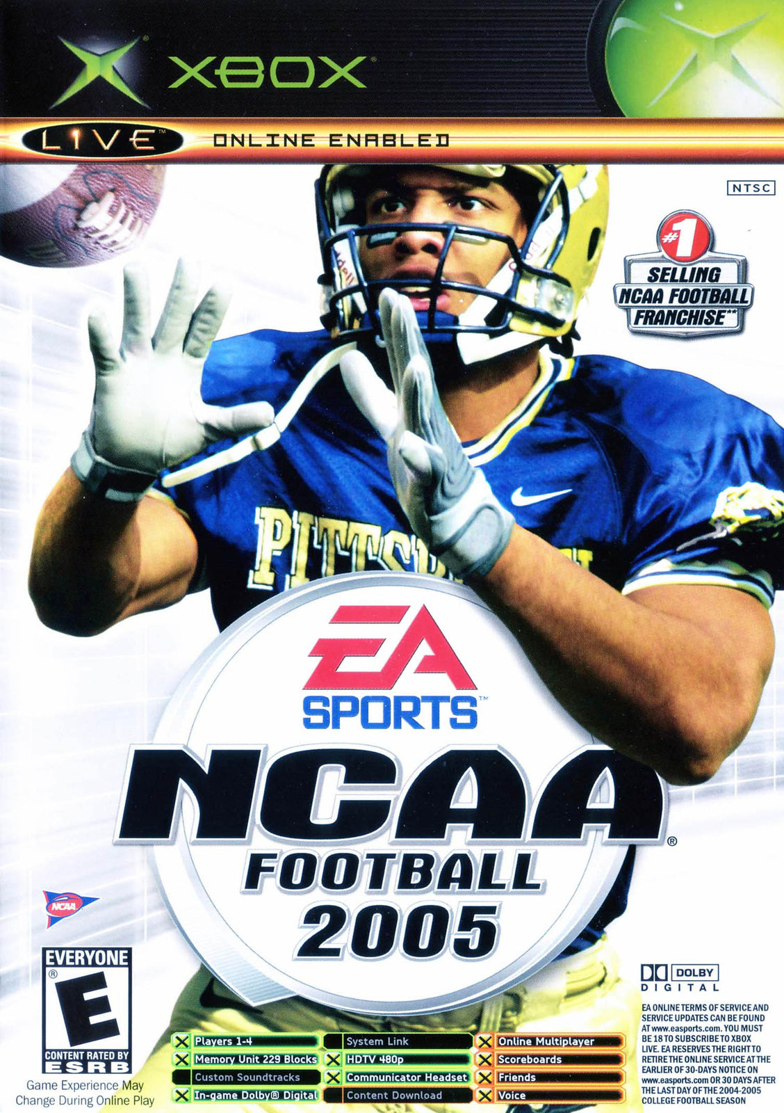 NCAA Football 2005 / Top Spin Combo (Original Xbox) [NTSC-U] - WITH WARRANTY