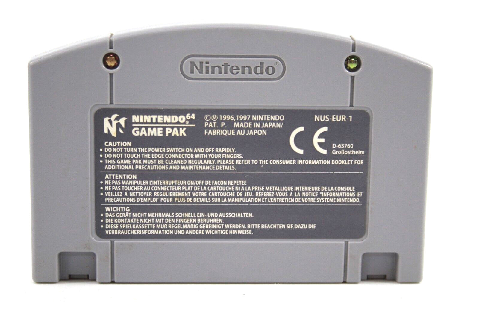 Michael Owen's WLS 2000 [CART ONLY] - Nintendo 64 (N64) [PAL] WITH WARRANTY