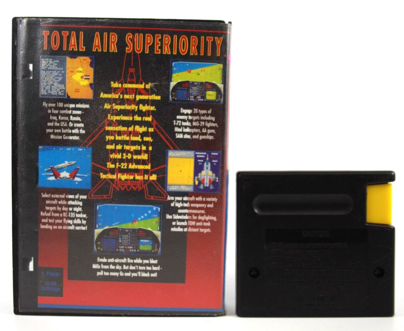 F-22 Interceptor - SEGA Genesis [NTSC-U] - WITH WARRANTY