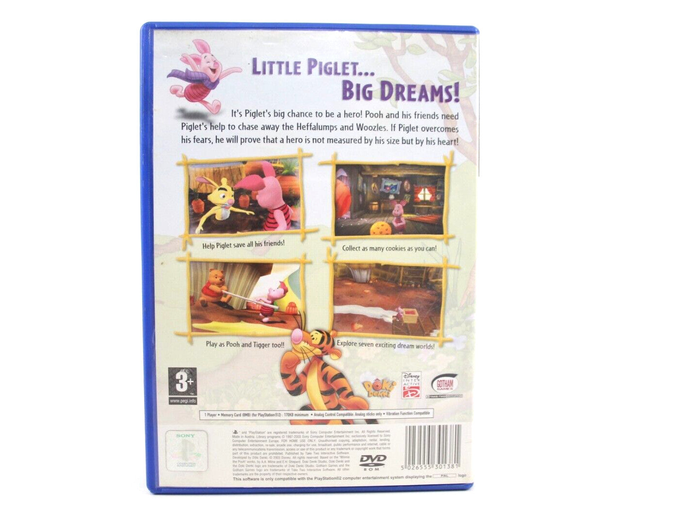 Disney's Piglet's Big Game - PlayStation 2 (PS2) [PAL] - WITH WARRANTY