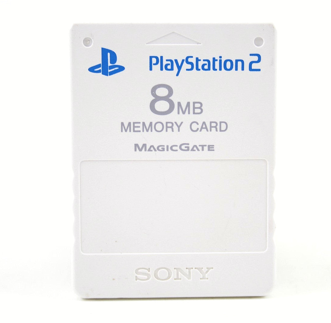Genuine, Official Memory Card For Sony PS2 (White) 8MB WITH WARRANTY