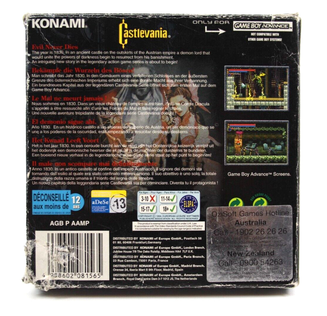 Castlevania: Circle of the Moon [BOX ONLY] - Nintendo Game Boy Advance (GBA) PAL