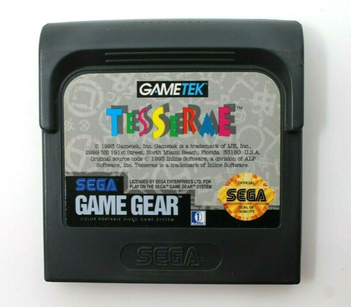Tesserae (SEGA Game Gear) [PAL] - WITH WARRANTY