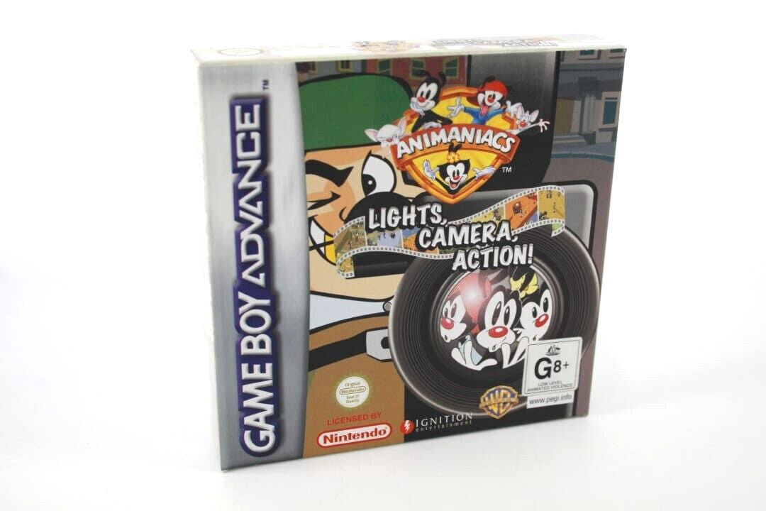 Animaniacs Lights Camera Action - Nintendo Game Boy Advance (GBA) *BOX ONLY*