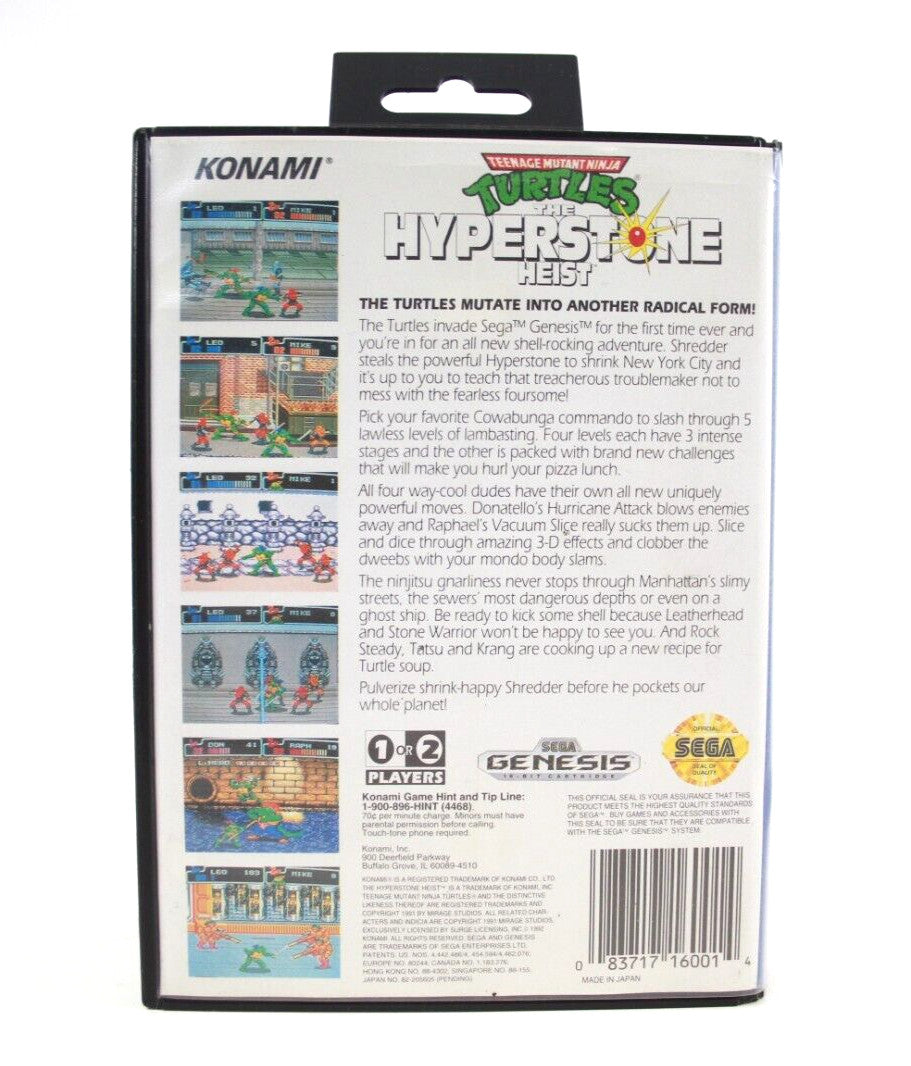 Teenage Mutant Ninja Turtles: The Hyper Stone Heist - SEGA Genesis [NTSC-U]