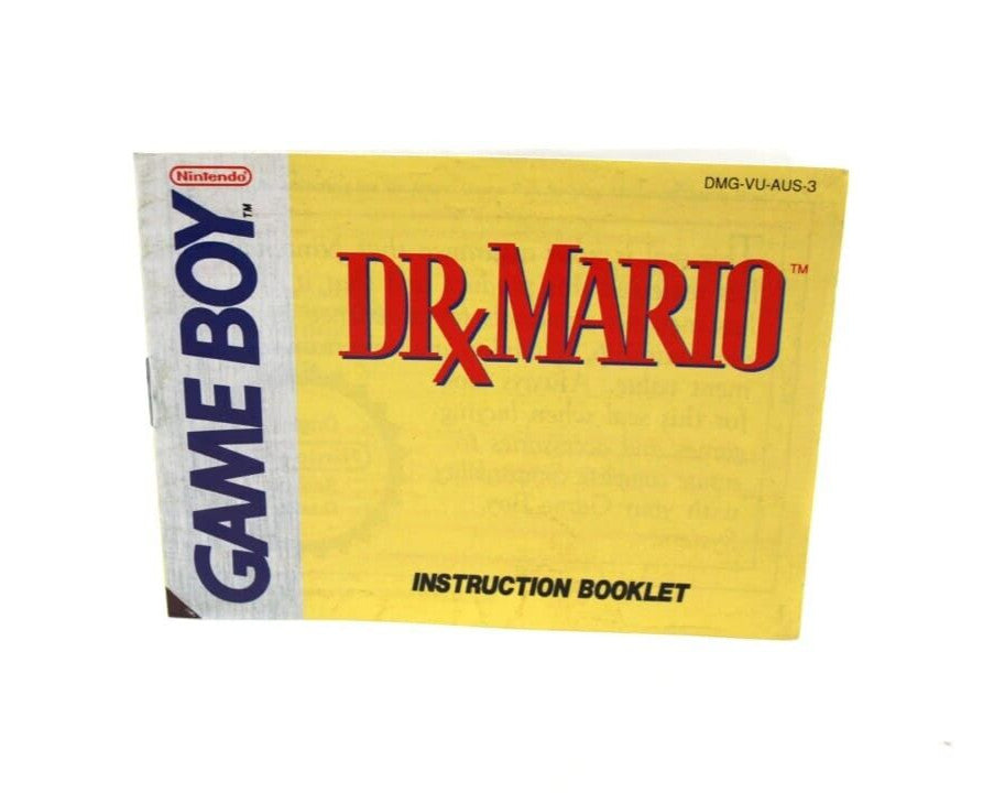 Dr Mario - (Nintendo Game Boy) ***Manual Only***