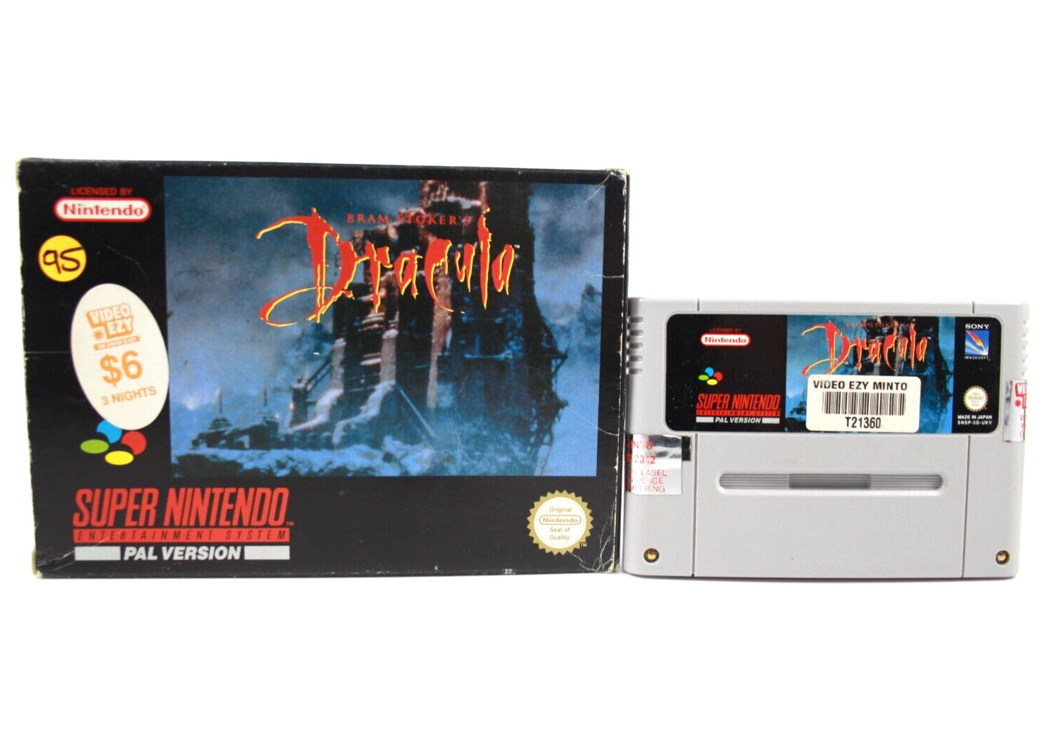 Bram Stoker's Dracula - Super Nintendo (SNES) [PAL] - WITH WARRANTY