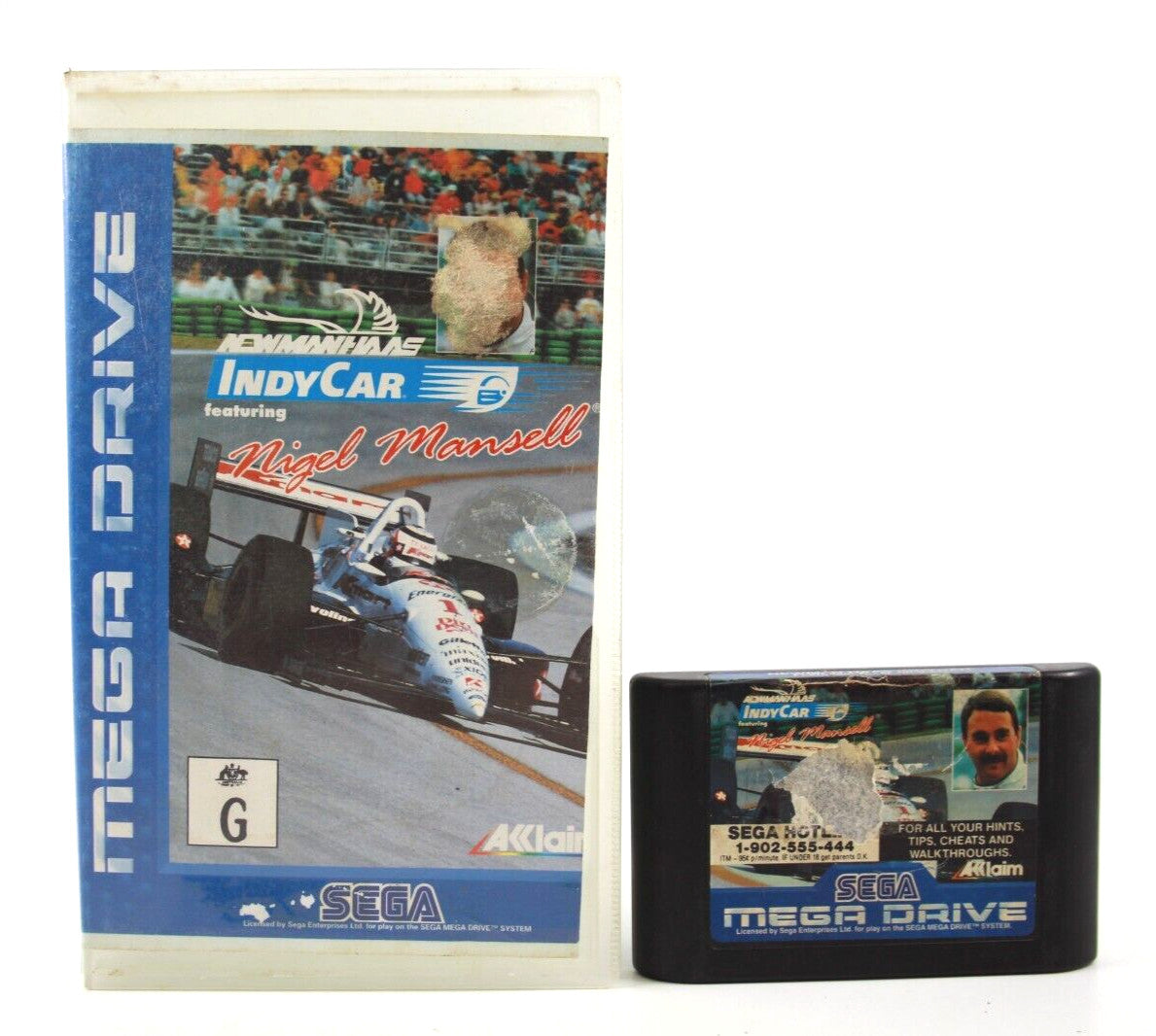 Newman Haas IndyCar ft. Nigel Mansell - SEGA Mega Drive [PAL] - WITH WARRANTY