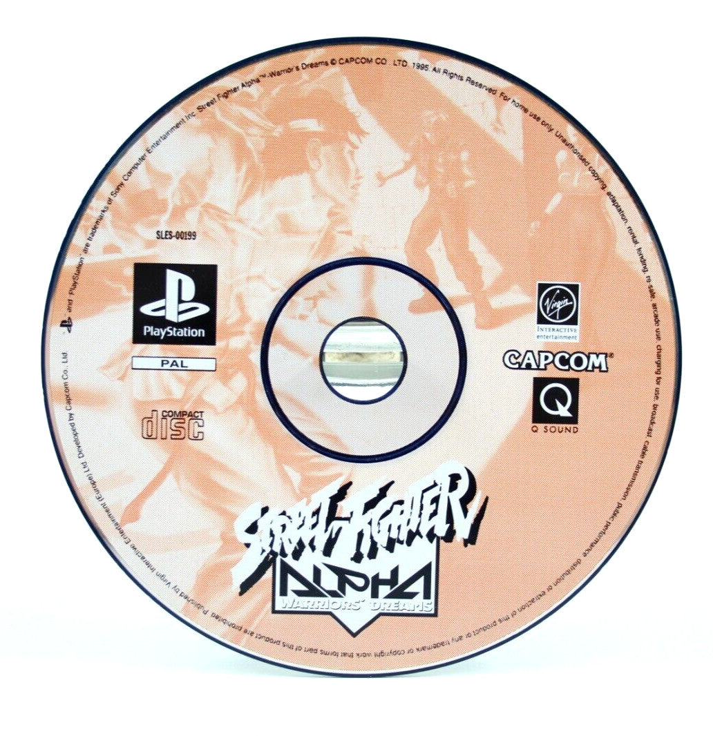 Street Fighter Alpha: Warriors Dreams [DISC ONLY] - PlayStation 1 (PS1) [PAL]