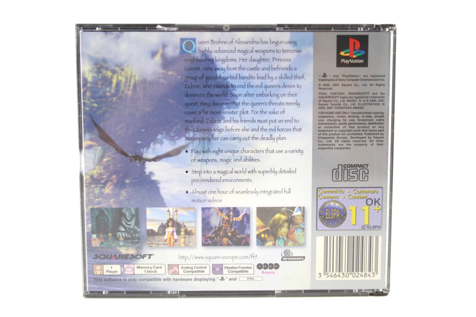 Final Fantasy IX [Platinum] - PlayStation (PS1) [PAL] - WITH WARRANTY